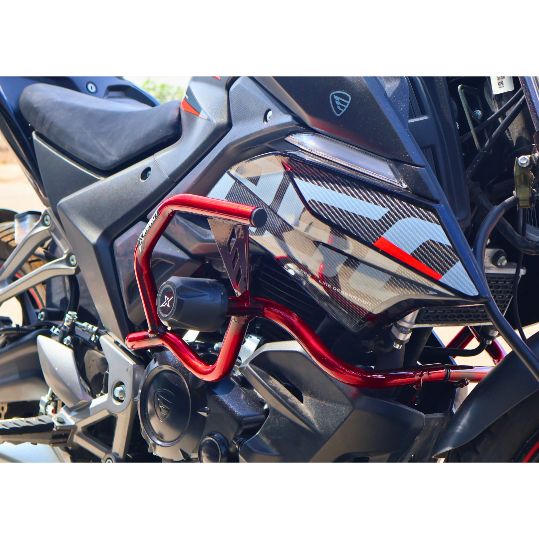 Slider Italika 250z 2025 Tipo Jaula Rojo Protector De Motor