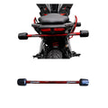 Slider Trasero Colin Italika 250 Z Rojo Sangre Metalico