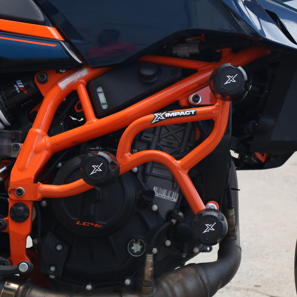 Slider Para Ktm Duke 390 Anticaídas 3 Conos X Impact