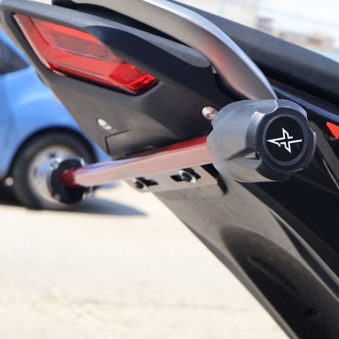 Slider Trasero Colin Italika 250 Z Rojo Sangre Metalico